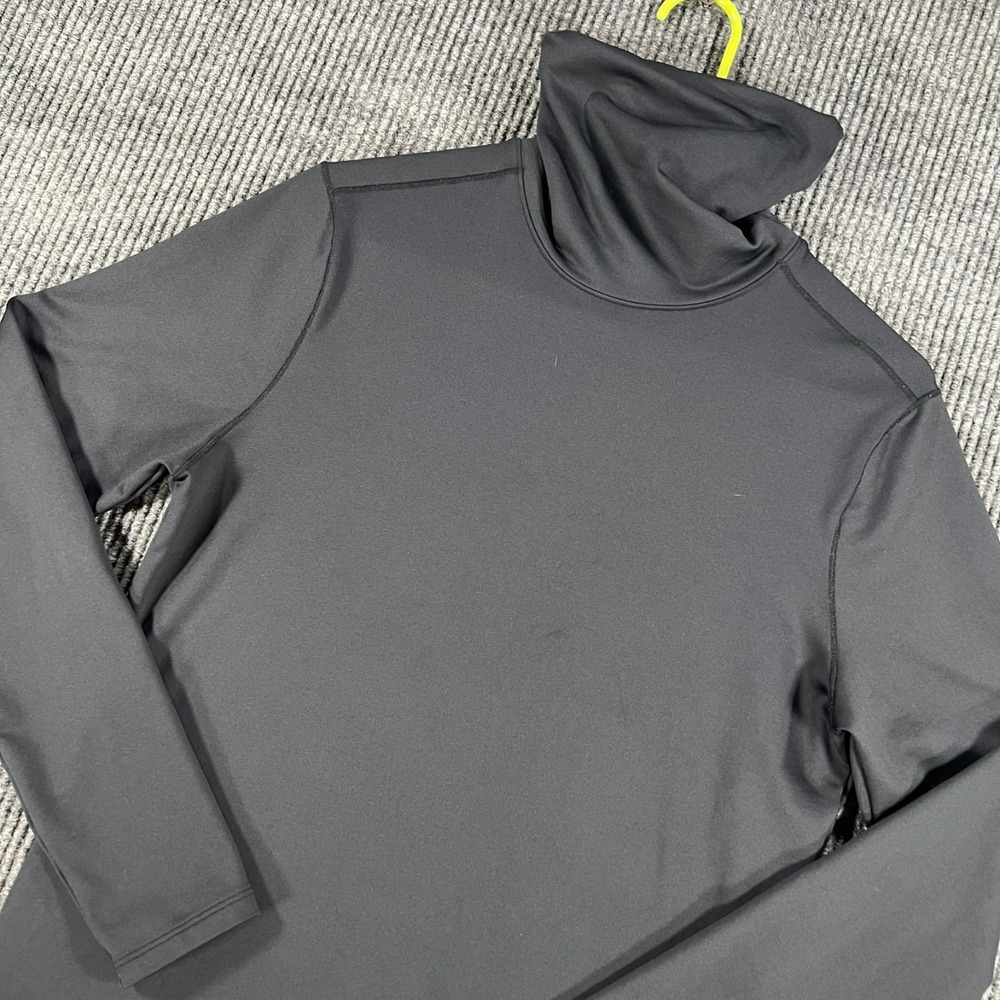 Under Armour Pullover Cold Gear Shirt Womens Medium Black Long Sleeve Fitted